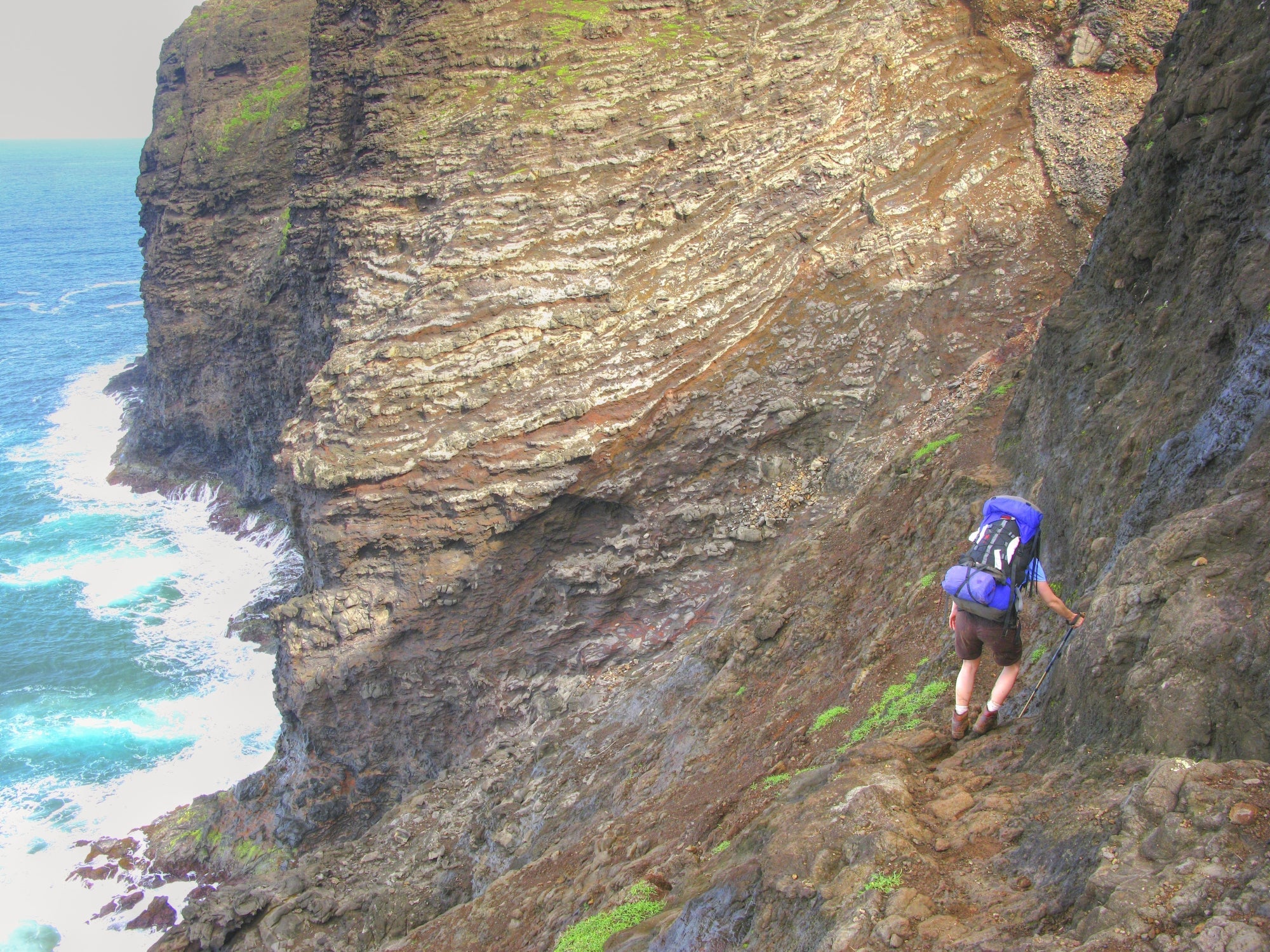 Kalalau Trail Crawler's Ledge
