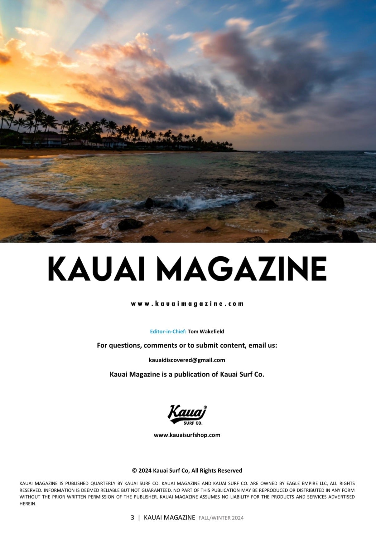 Kauai Magazine Fall 2024 Issue