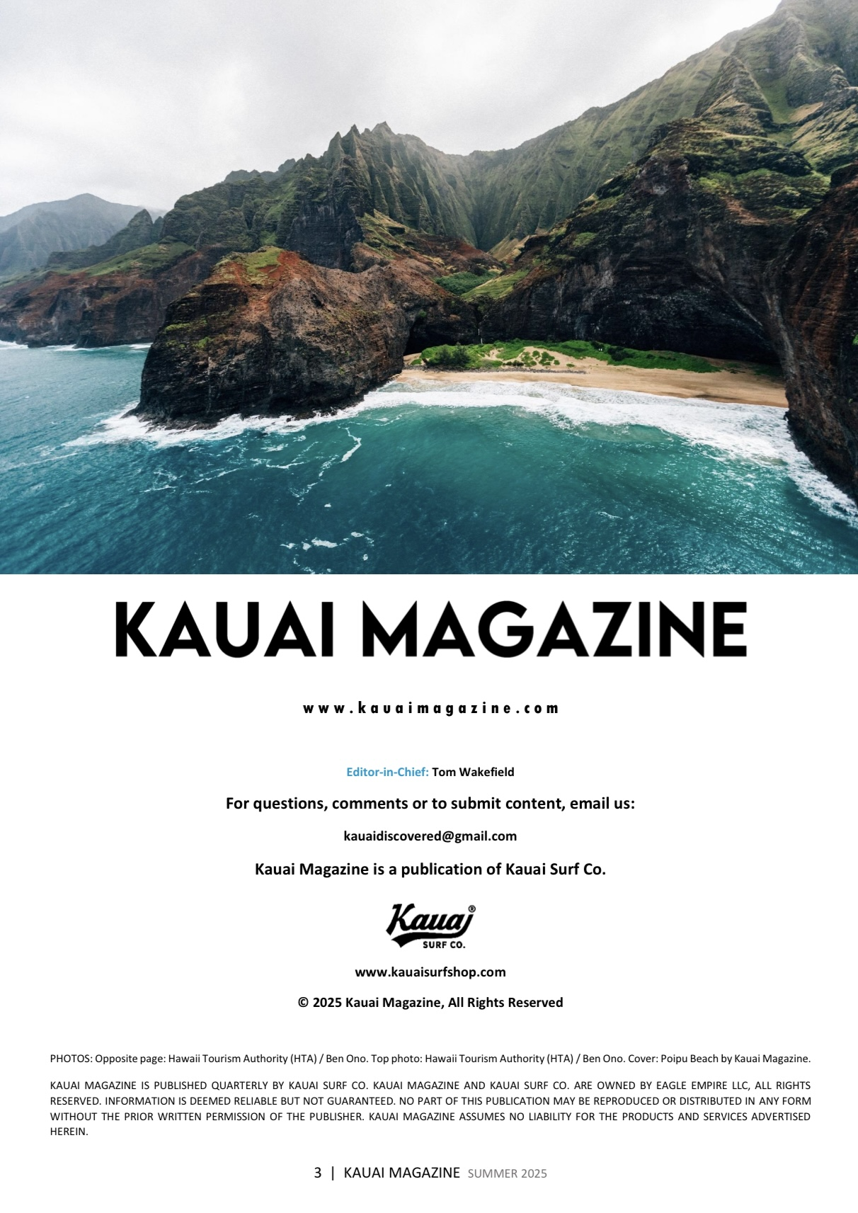 Kauai Magazine - Summer 2025 Digital Edition