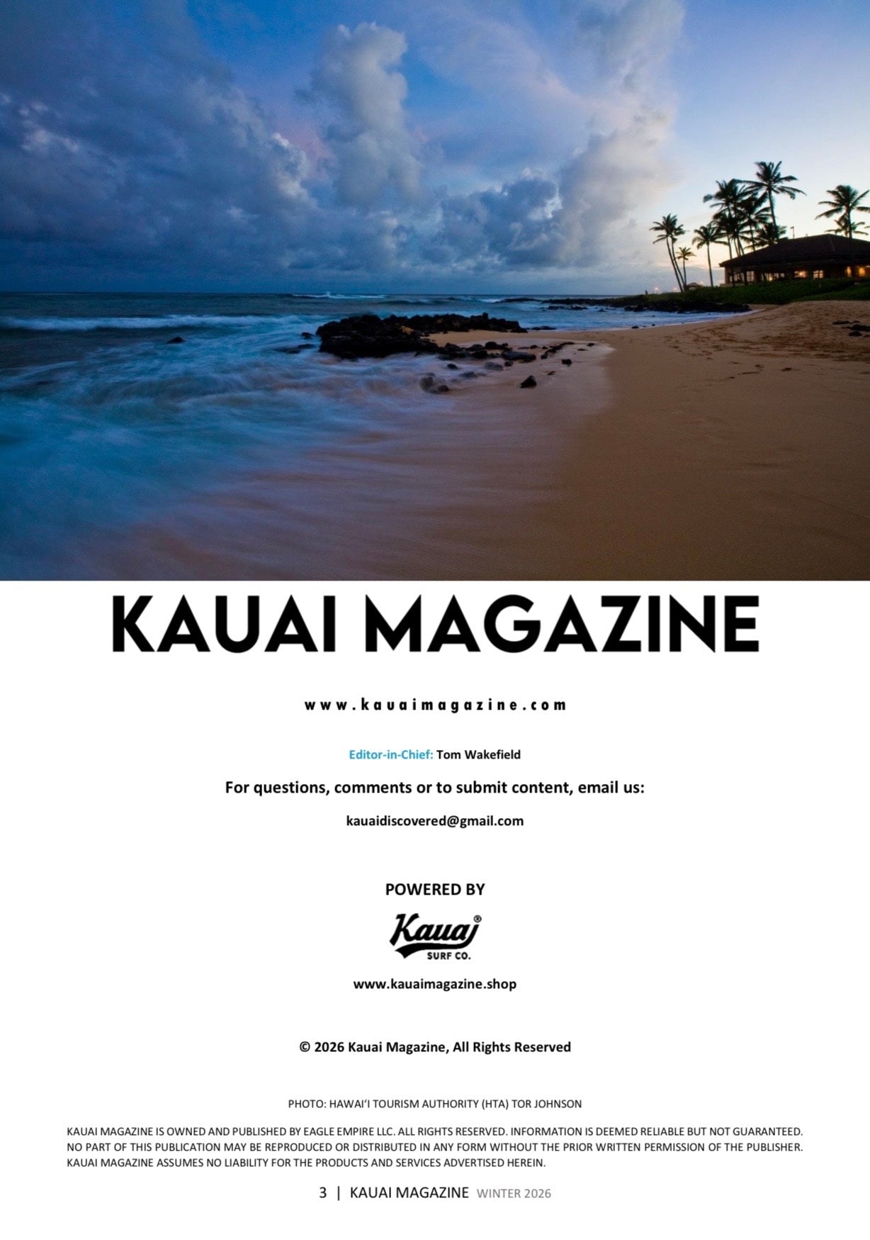 Kauai Magazine - Winter 2026 Digital Edition